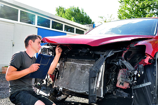 scrapping car in Hall County